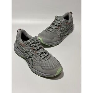 Asics GEL Venture 8 Women's size 11 Running Shoes Sneakers Gray Green Athletic‎